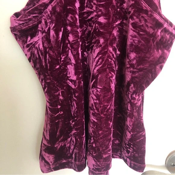 Anthropologie velveteen racerback tank top. - Picture 6 of 10